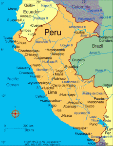 La mappa del Perù